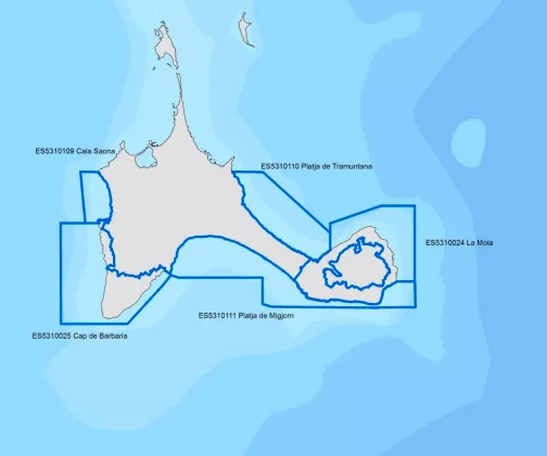 FIGURA 3: Mapa de la Red Natura 2000 en Formentera (Govern de les Illes Balears, 2018)