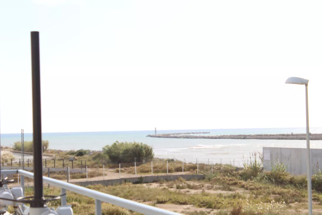 Tram de desembocadura al Llobregat des de la planta dessalinitzadora del Prat  (Fundació Terra)