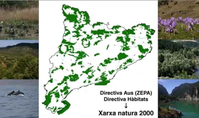 Espais de la Xarxa Natura 2000 a Catalunya